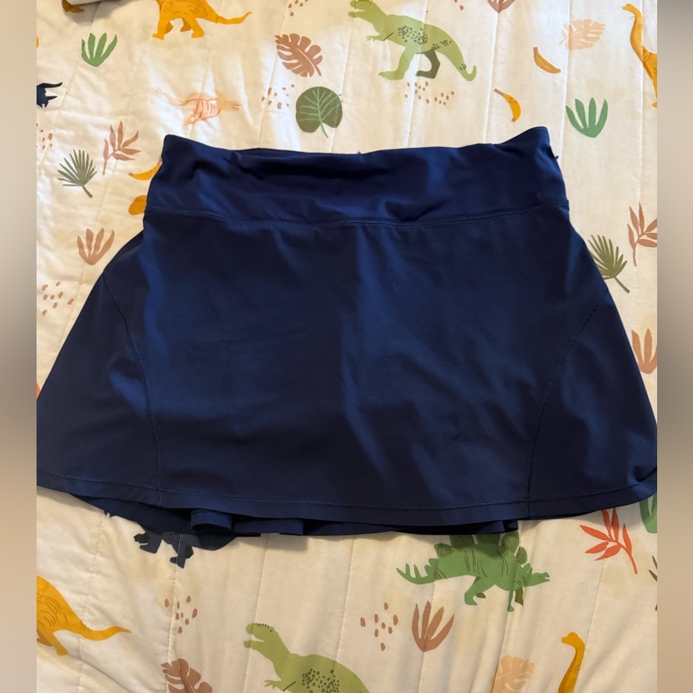 Lululemon Athletica Blue Skater Mini Skirt - Picture 2 of 8